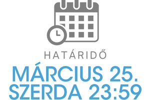 Közeleg a határidő: